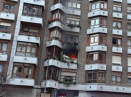 Fuego en plena Avenida de Castilla: La noche de terror en Gijón