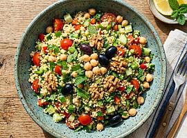Recetas de una abuela asturiana: Ensalada fresca de cuscús ( “Vi facer una cosa libanesa en Oviedo y dije: esto tien que probarlo la mi xente”)