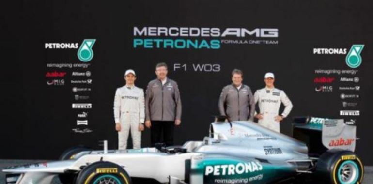 Mercedes estrena en Montmeló el W03