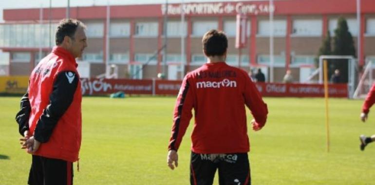 El Mallorca prepara su partido ante el Barça en Mareo