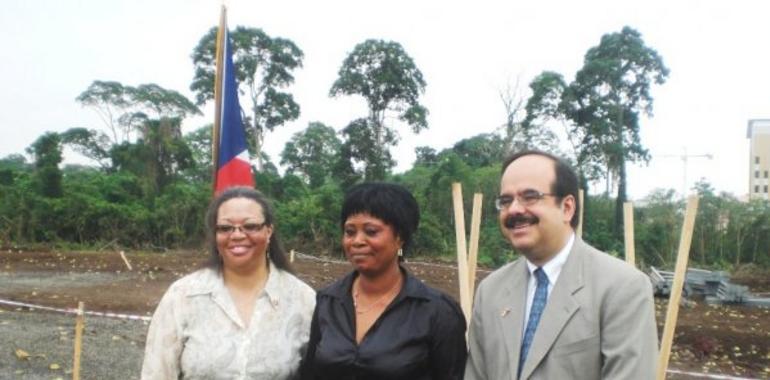 Puesta de la primera piedra de la Embajada de Estados Unidos en Guinea Ecuatorial