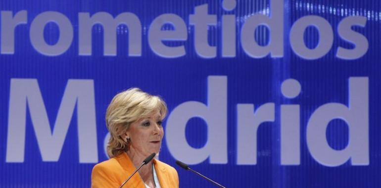 Esperanza Aguirre: “Hoy empezamos otra nueva etapa, con las pilas cargadas”