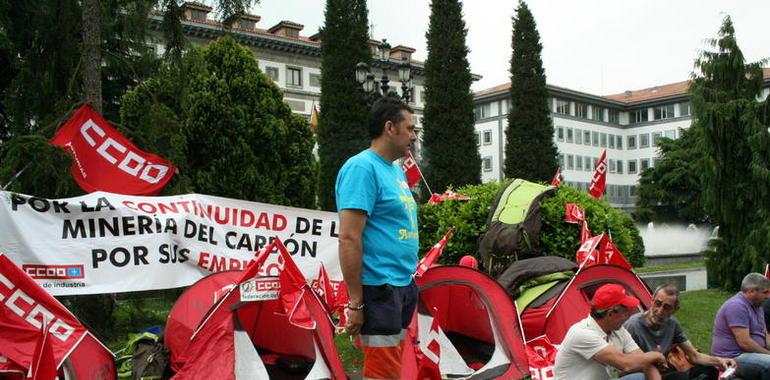 CCOO lamenta el comportamiento de las fuerzas del orden en las concentraciones mineras