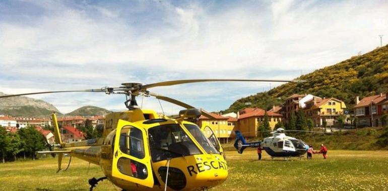 Rescatado un escalador herido en el pico Peñasanta de Castilla