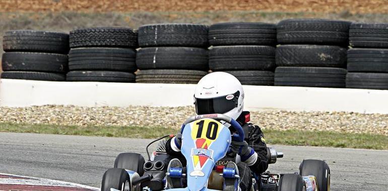 Edgar, Villanueva, Roces y Paniceres ganadores en la quinta prueba del Campeonato de Asturias de Karting