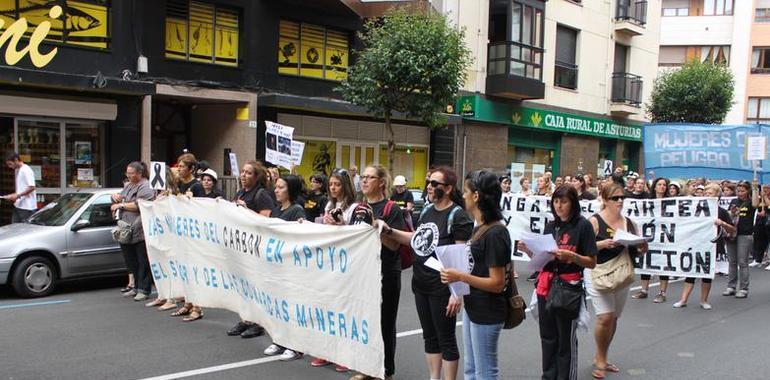 Las mujeres de la Minería se manifestaron en Gijón