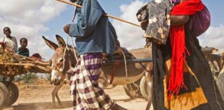 Miles de personas huyen de la ciudad somalí de Kismayo ante el aumento de la tensión