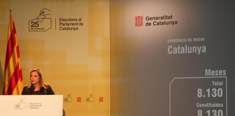 La jornada electoral en Cataluña se desarrolla con absoluta normalidad