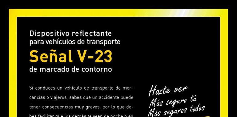 Los camiones deberán llevar un marcado reflectante del contorno del vehículo 