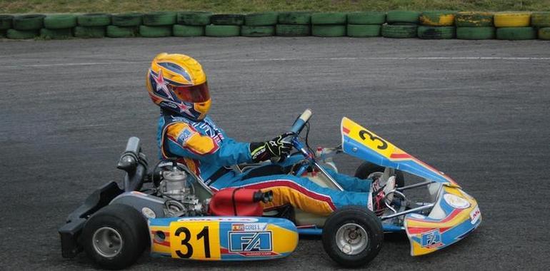 Collado, Villanueva, Paniceres y Feito primeros en cada categoría de la tercera prueba de karting