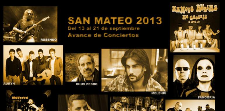 Melendi, Los Suaves, Loquillo y Auryn, en Oviedo por San Mateo