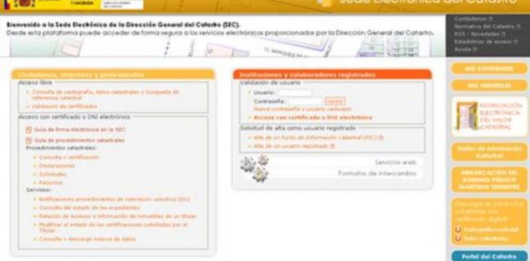 Los nuevos valores catastrales de los inmuebles revisados en 2011 están en internet