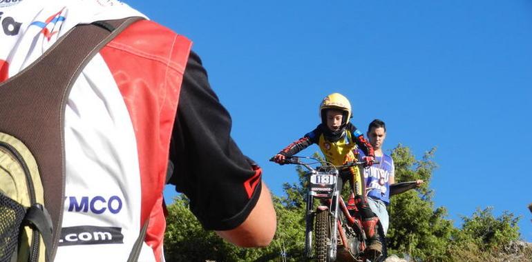 El langreano Rodrigo Marchal, campeón de España de Trial Juvenil 80 CC