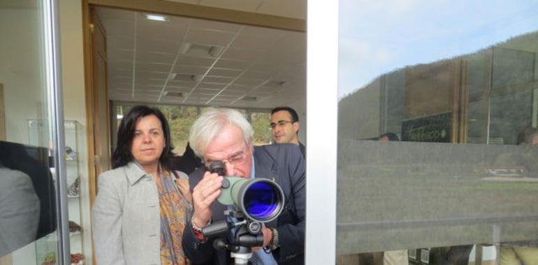 El Centro de Aves de Tina Mayor alza el vuelo en la cofradía de Bustio