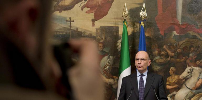 Letta dimite como primer ministro de Italia