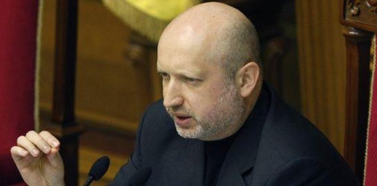 El presidente interino de Ucrania, Turchynov, pide respeto a la "elección europea"