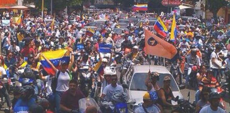 Caracas desbordó las calles exigiendo liberación de Leopoldo López y presos políticos 