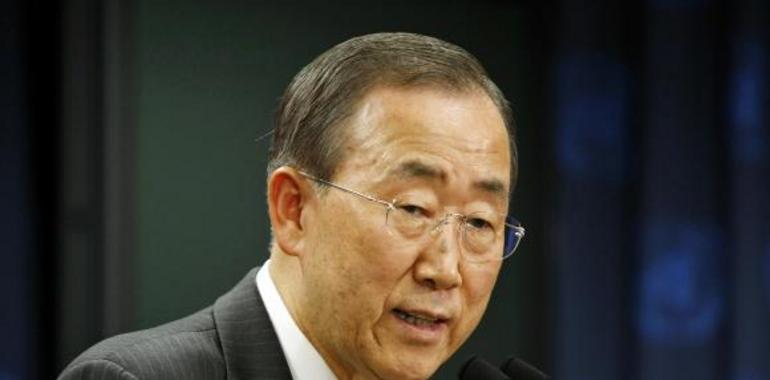 Ban Kin - Moon busca hoy en Oriente Medio un alto el fuego en la masacre palestina