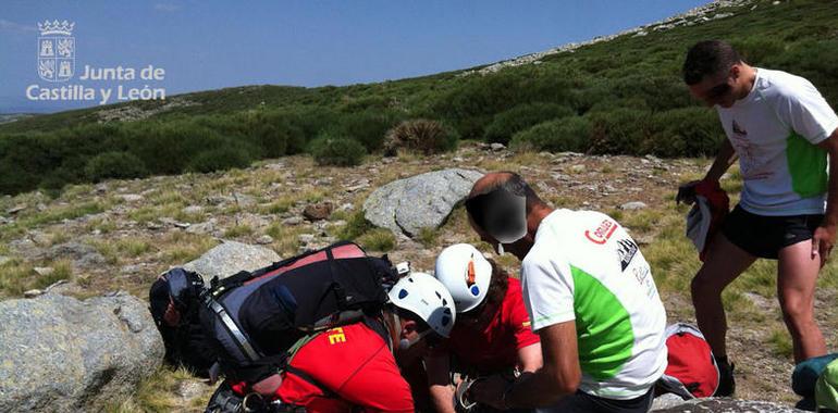 Rescatado un montañero herido en Gredos