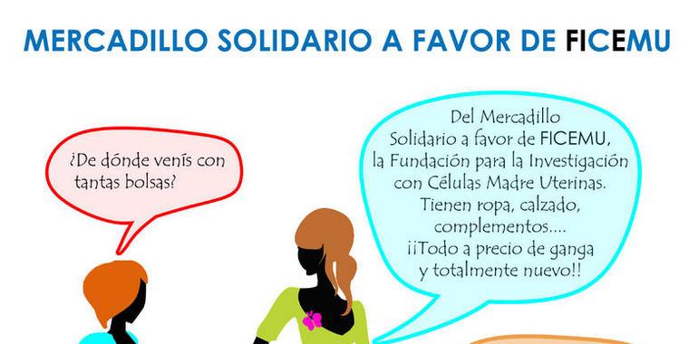 Mercadillo solidario a favor de FICEMU en Gijón