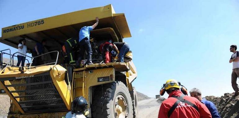 Minero gravemente herido al chocar dos dumper en Cerredo