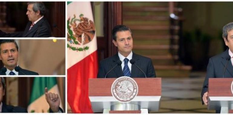 Peña Nieto y nuevo gobernador de Guerrero comprometen hallar paradero de estudiantes