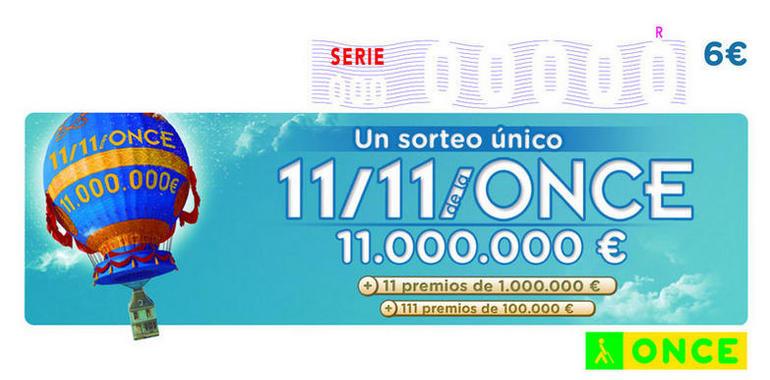 Los 11 millones del sorteo del 11/11 de la ONCE se van a Córdoba