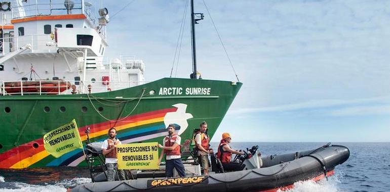 Greenpeace llama a pedir la liberación del Arctic Sunrise, detenido por el Gobierno en Lanzarote