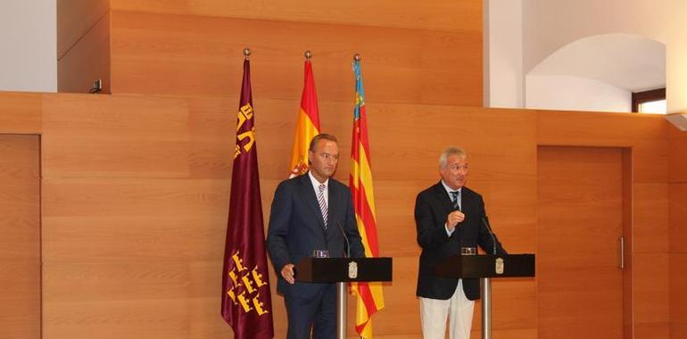 Valcárcel y Fabra defienden el Corredor Mediterráneo como "la mejor opción para España y Europa"