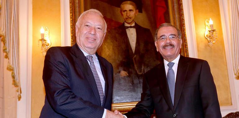 Encuentro de García Margallo con el presidente Danilo Medina