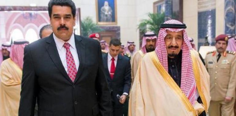 #Maduro busca apoyo en Arabia Saudita sobre descenso del precio del petróleo  