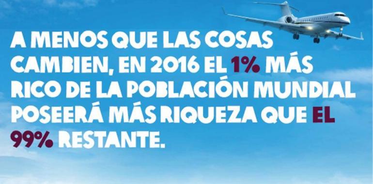 El 1% más rico tendrá más que el resto de la población mundial en 2016