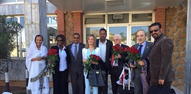 Graciela Blanco visita el futuro materno-infantil en Etiopía de Mensajeros de la Paz