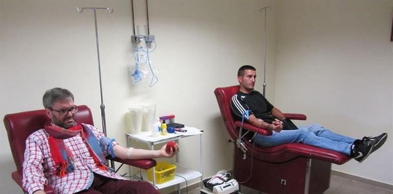 Donación de sangre masiva convocada por la Junta de Funcionarios del Principado de Asturias