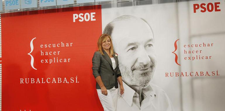 "Rubalcaba, sí", lema de la precampaña para las generales 