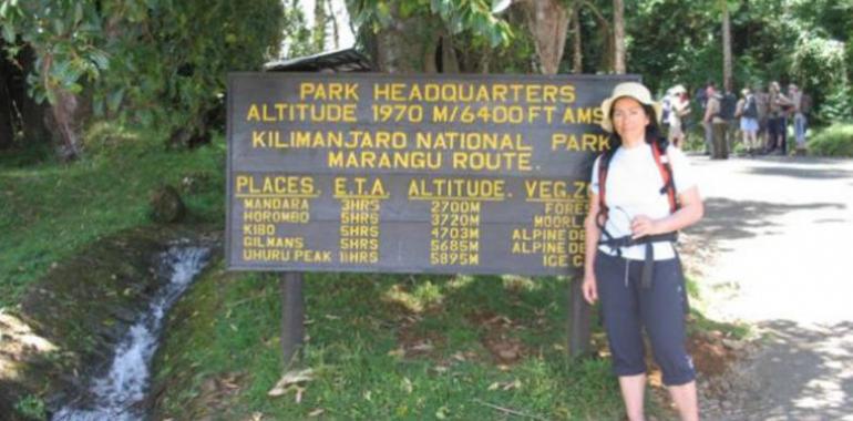 Arranca el Reto Pelayo Vida Kilimanjaro 2015 con Rosa Fernández 