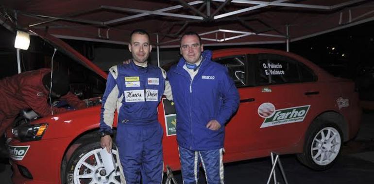 Óscar Palacio en el Rally Princesa de Asturias