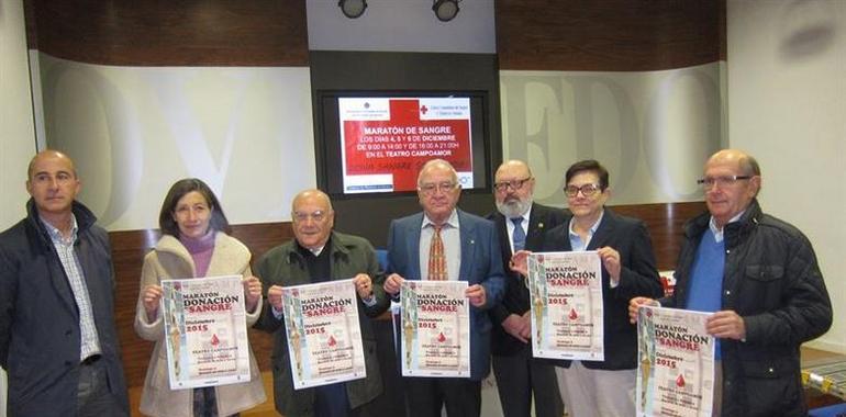 Maratón de donación de sangre en Oviedo coincidiendo con el Puente de la Constitución