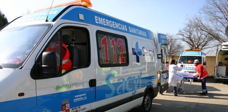 Cinco jóvenes resultan heridos en un accidente de tráfico en la carretera BU-923