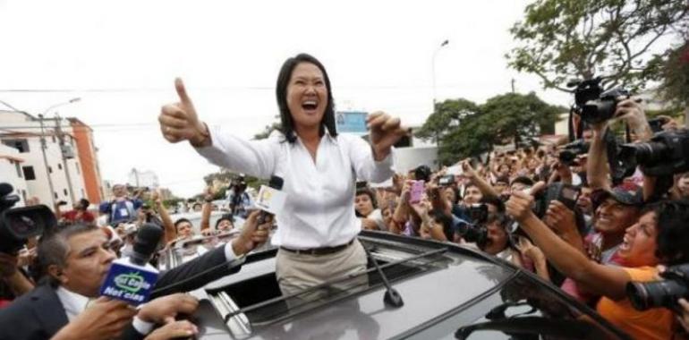 Resultados oficiales parciales en Perú: Fujimori 39.46 %, Kuczynski 23.73 % y Mendoza 17.12 %  