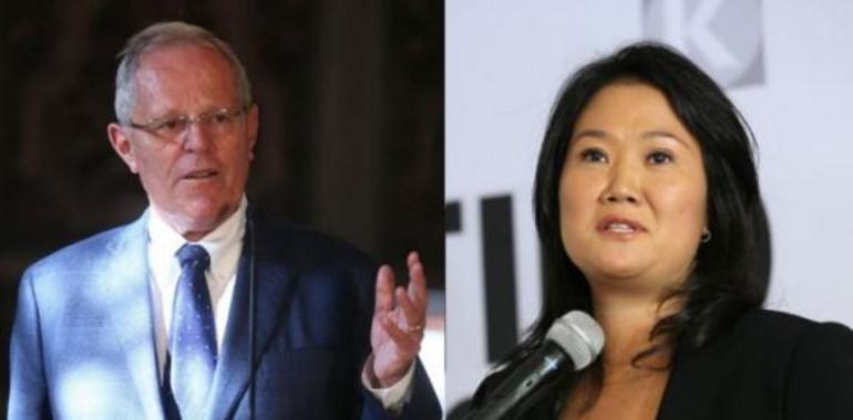 Perú: Keiko Fujimori se mantiene adelante de su contendor Pablo Kuczynski 