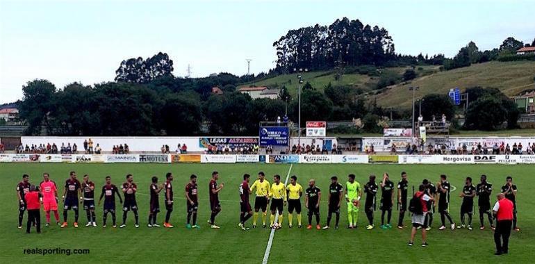 Empate del Sporting en el amistoso con el Éibar 