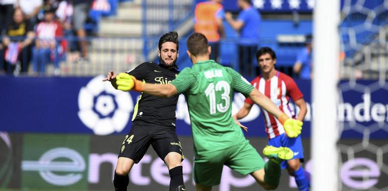 El Sporting perdió por 5-0 ante el Atlético de Madrid