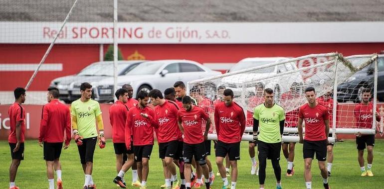 Intensa semana de trabajo sportinguista ante el partido frente al Valencia