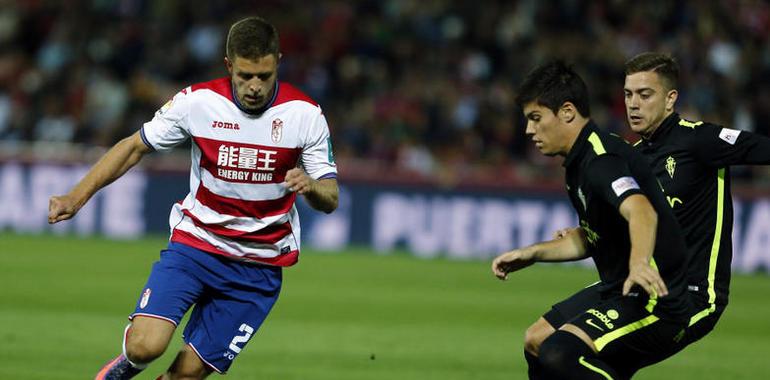 El Sporting empató sin goles ante el Granada