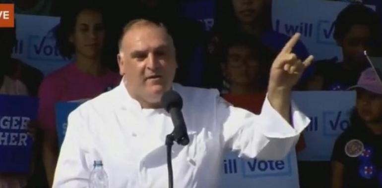 José Andrés: Un mierense en apoyo decisivo a Hillary Clinton