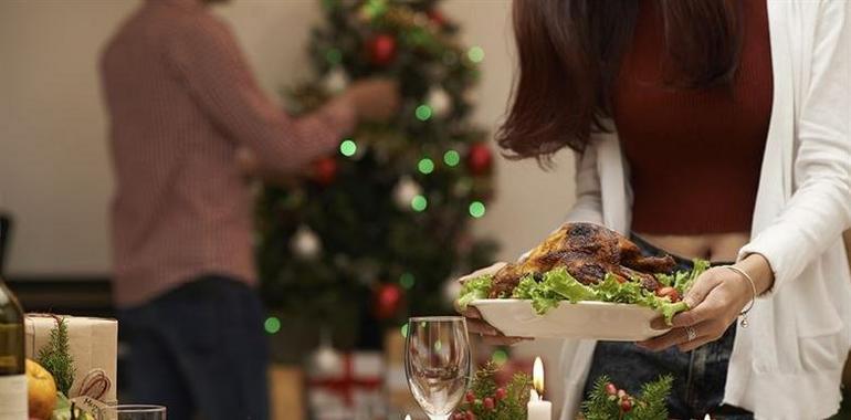 Pitu de caleya, mariscos, carrillera y sidra en la nochebuena hospitalaria