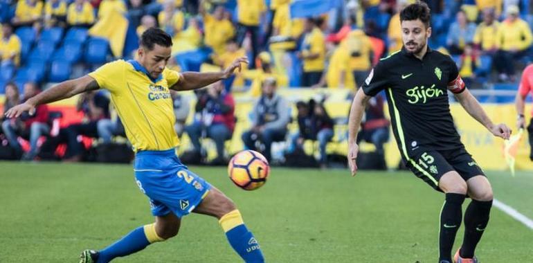 El Sporting cayó ante la U.D. Las Palmas por 1-0