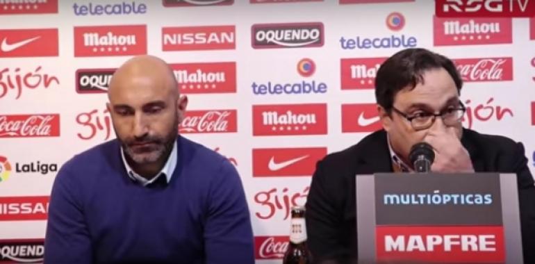 Emocionada despedida del entrenador del Sporting