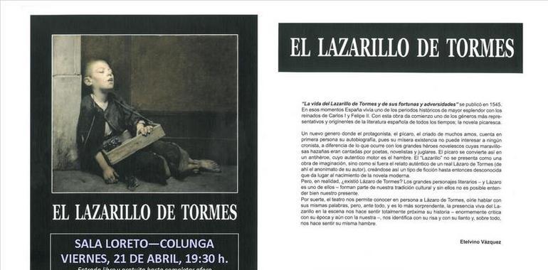 Teatro del Norte lleva su Lazarillo de Tormes a Colunga